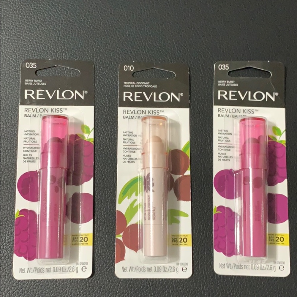 Set of 3 lip balm